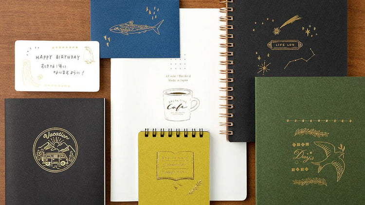 Midori Gold Foil Transfer Sticker Series - Paper Whisper