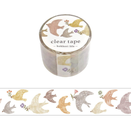 Mind Wave Hokkori Life Clear Tape - Bird