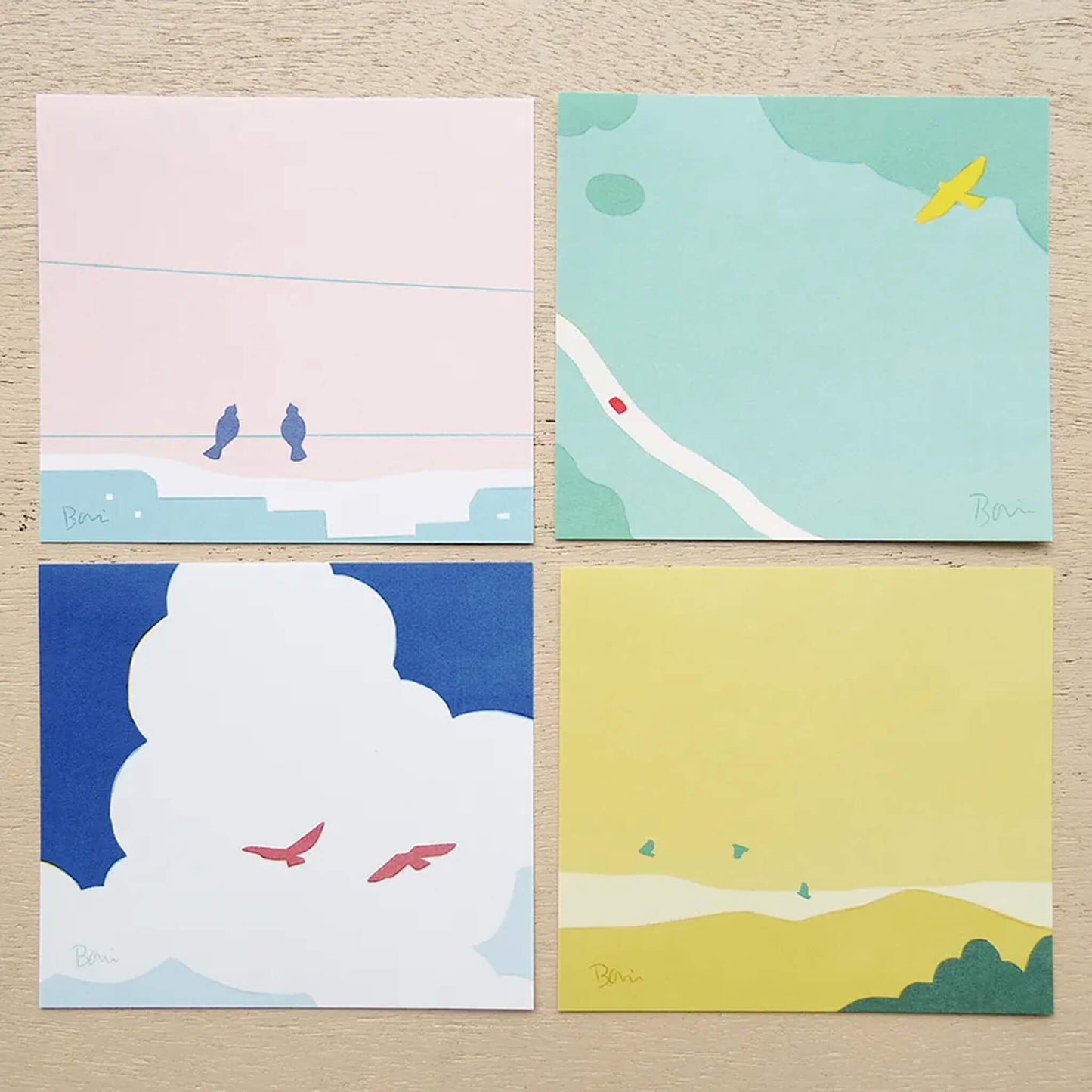 Cozyca Block Memo Pad - Bird