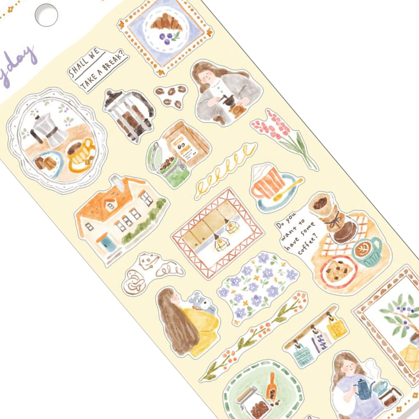 Mind Wave Easy Day Sticker - Coffee