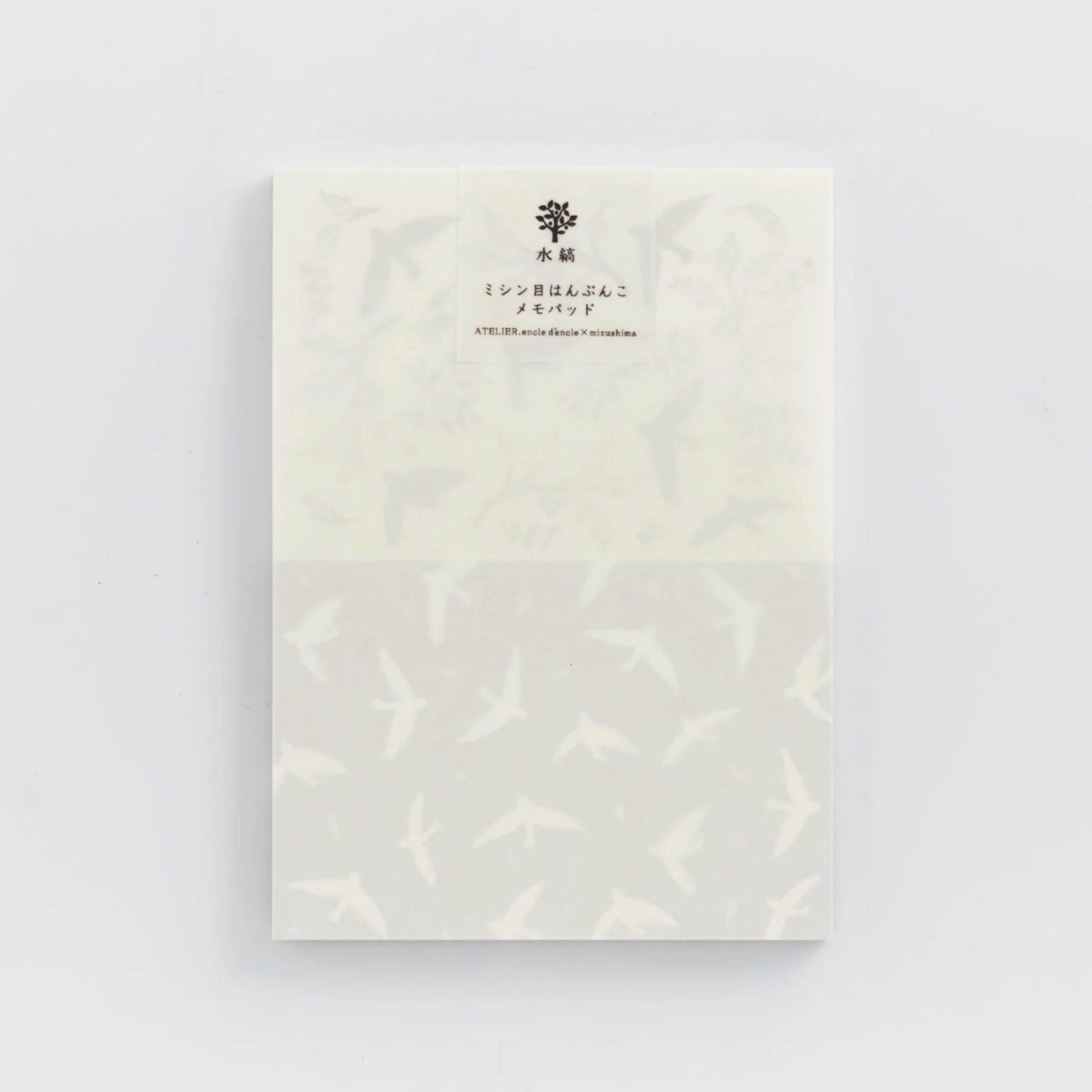 Mizushima × ATELIER.encle d'encle Perforated Memo Pad - Tori