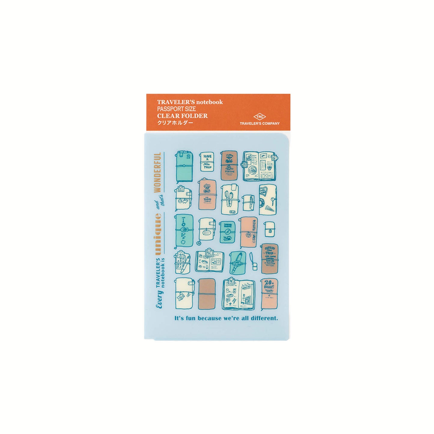 TRAVELER'S notebook 2027 - Clear Folder - Passport Size
