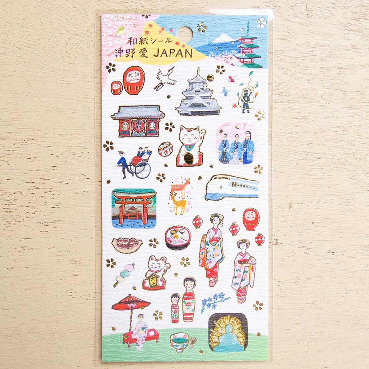 Cozyca Hyogensha Washi Sticker Sheet - JAPAN