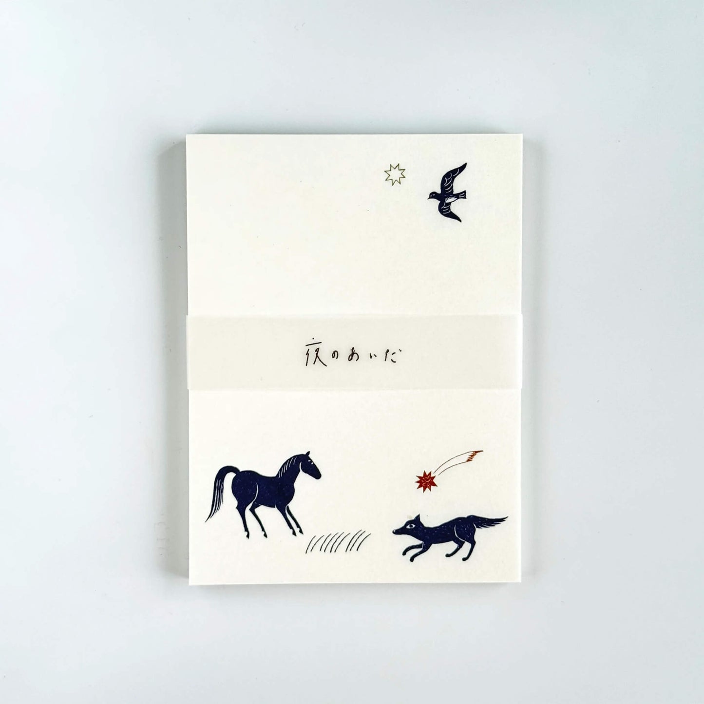 Mizushima × Nishi Shuku Memo Pad - In the Night Gathering