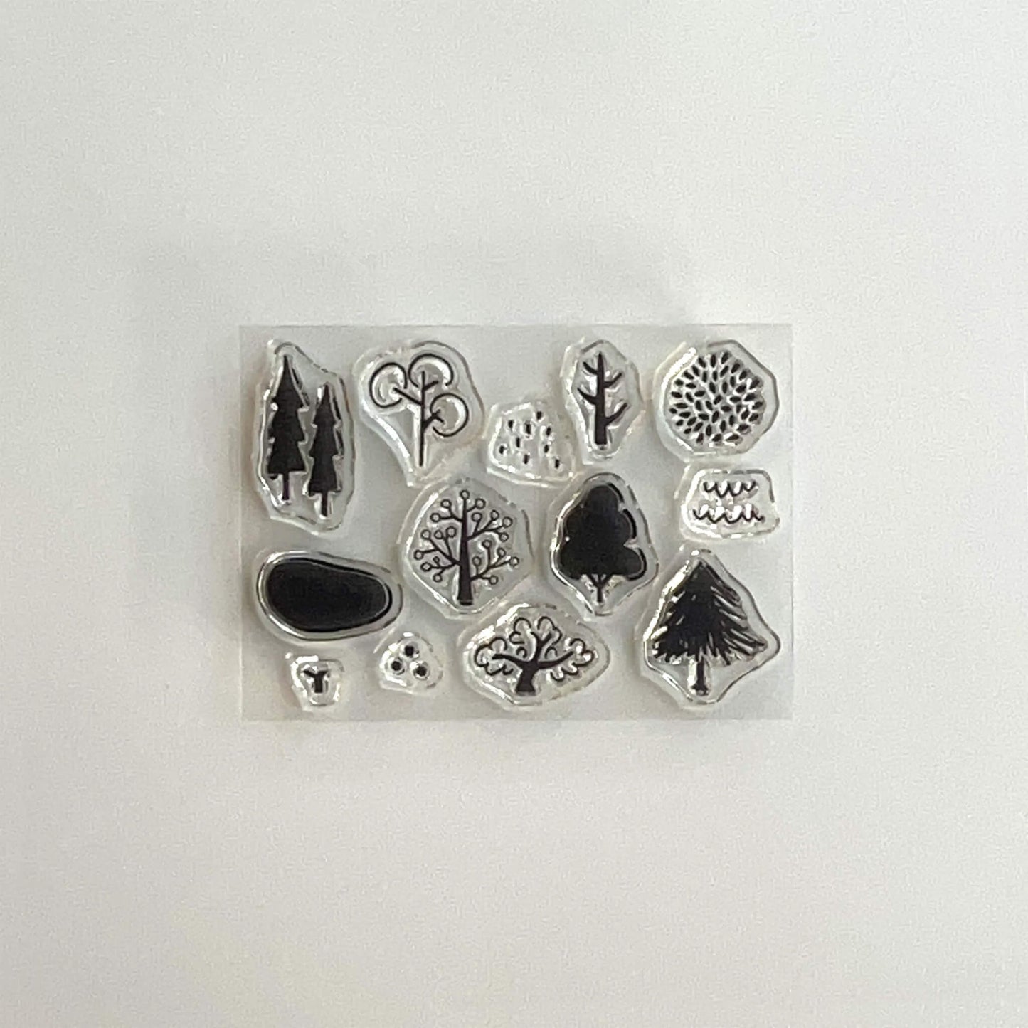 Mizushima JIZAI Clear Stamp Pocket - Tree 02
