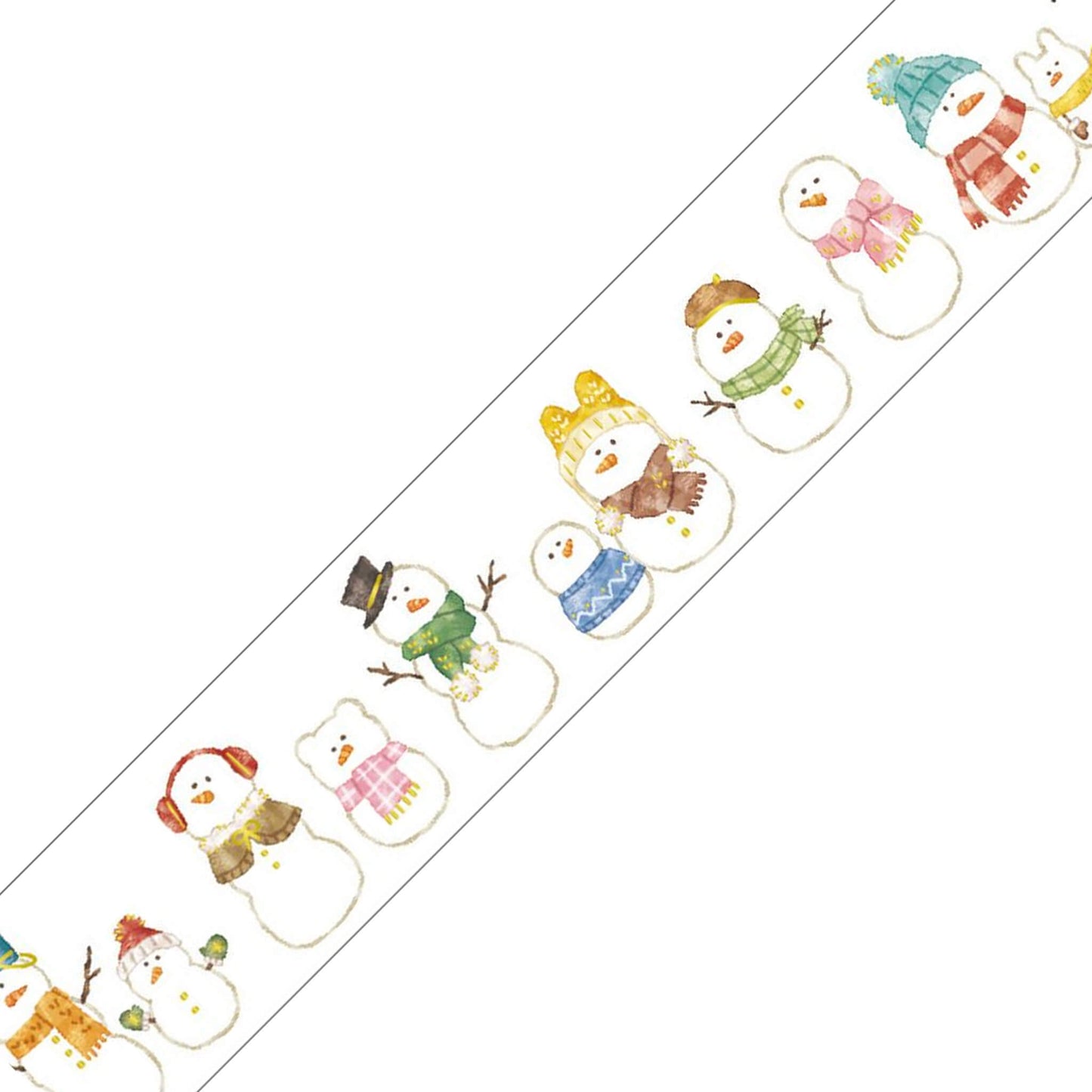 Mind Wave Hokkori Life Foil Clear Tape - Snowman