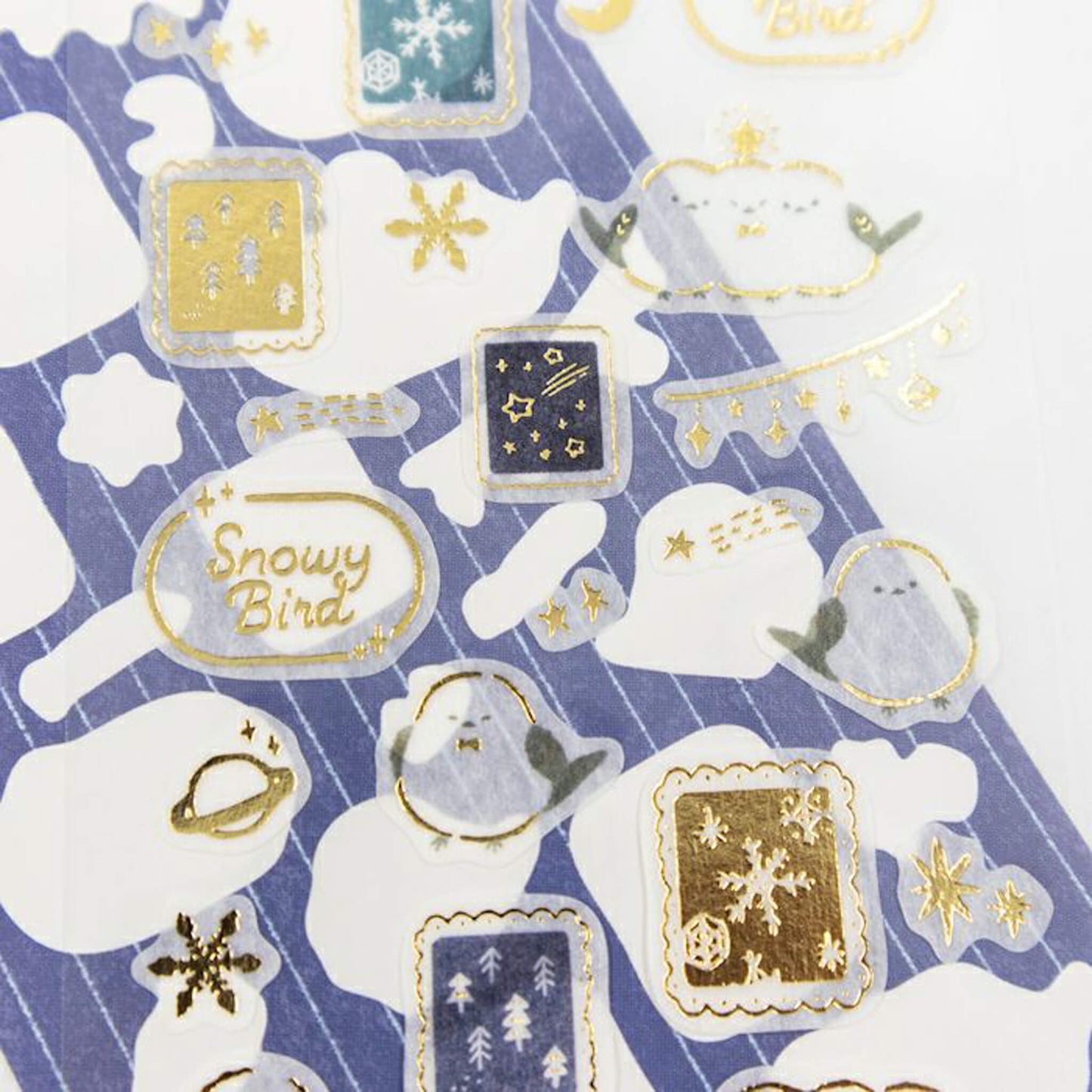 Furukawa Shiko Foil Sticker Sheet - Star and Bird - Wa-Life 2025 Winter Limited