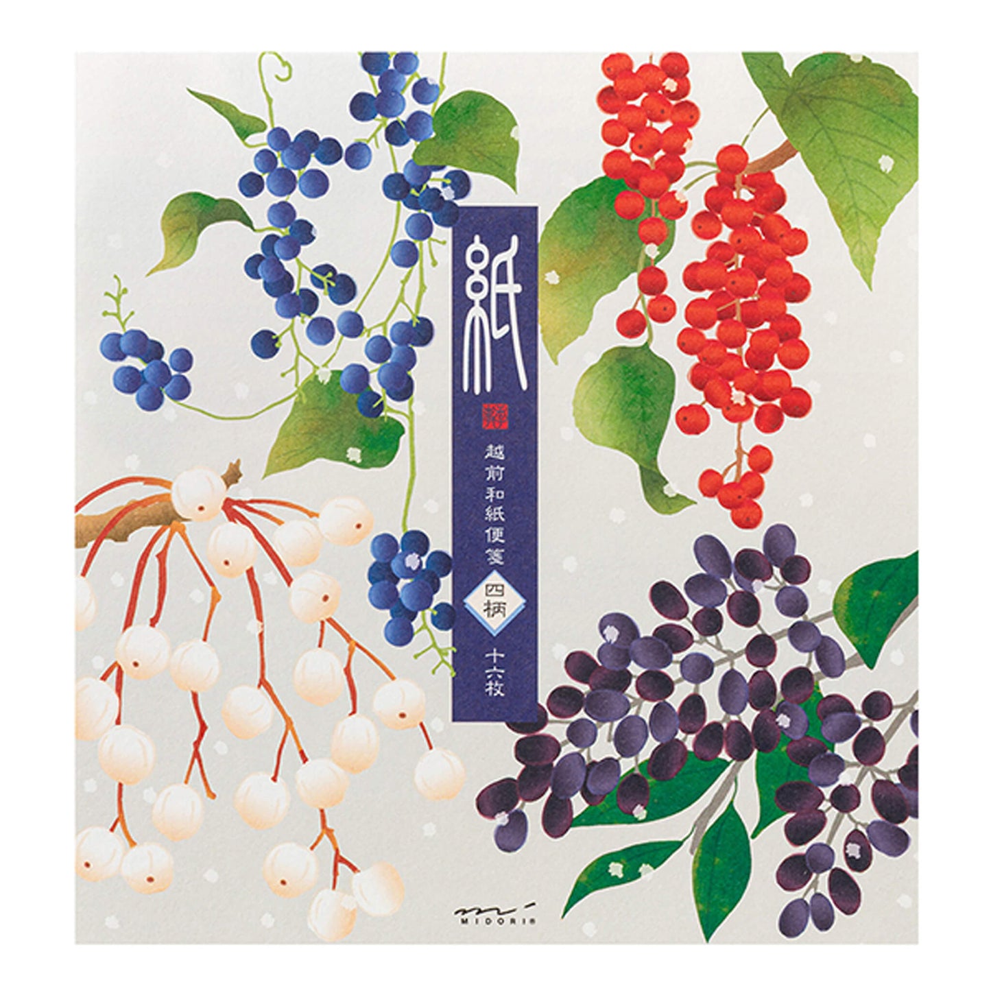 Midori Kami Series Letter Pad - Winter Fruit