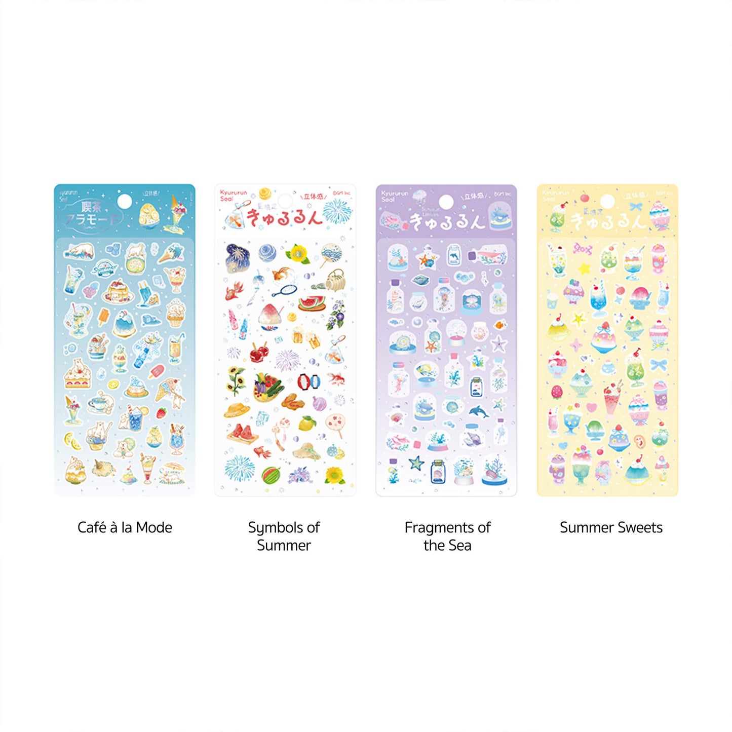 BGM Kyururun 3D Sticker 2026 Summer Limited - Summer Sweets