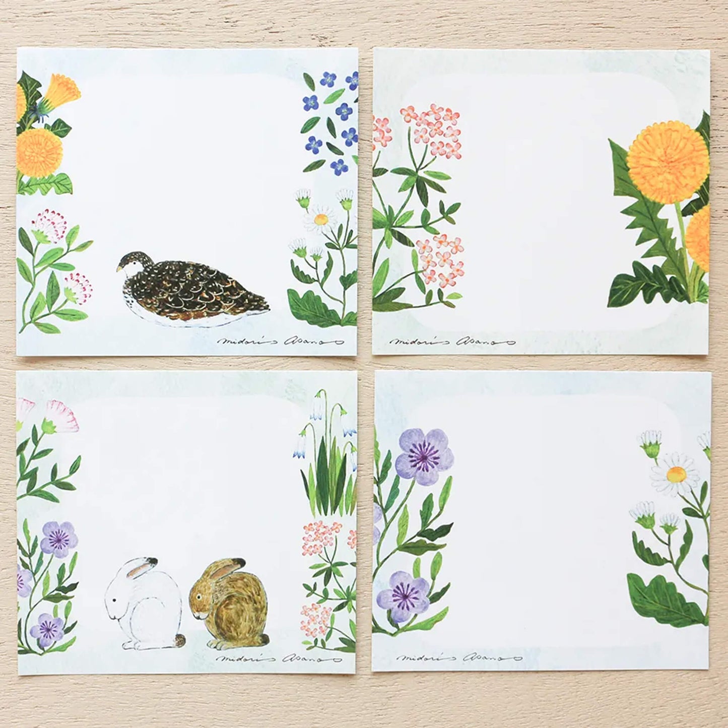 Cozyca Block Memo Pad - Fleur