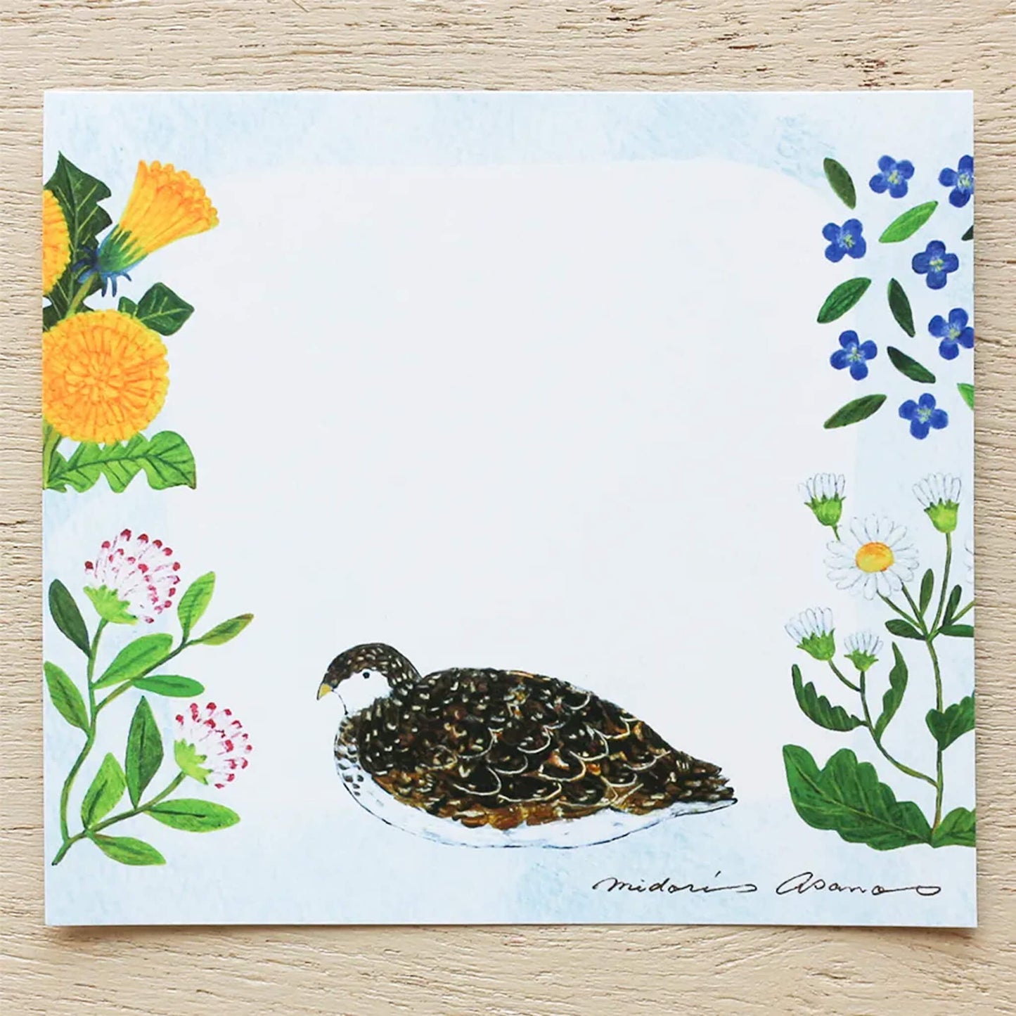 Cozyca Block Memo Pad - Fleur