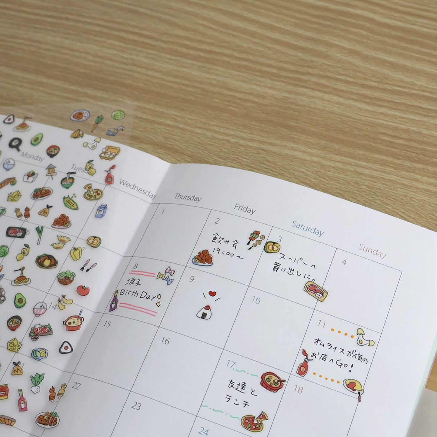 Mind Wave Poko Time Sticker - Food