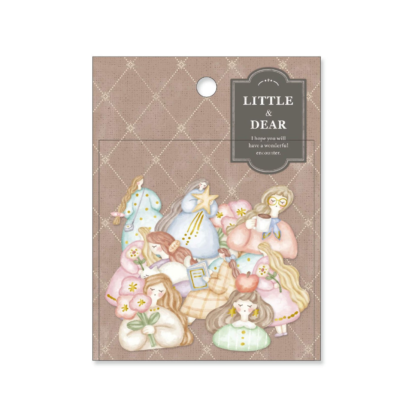Mind Wave Little & Dear 3D Flake Sticker - Girl