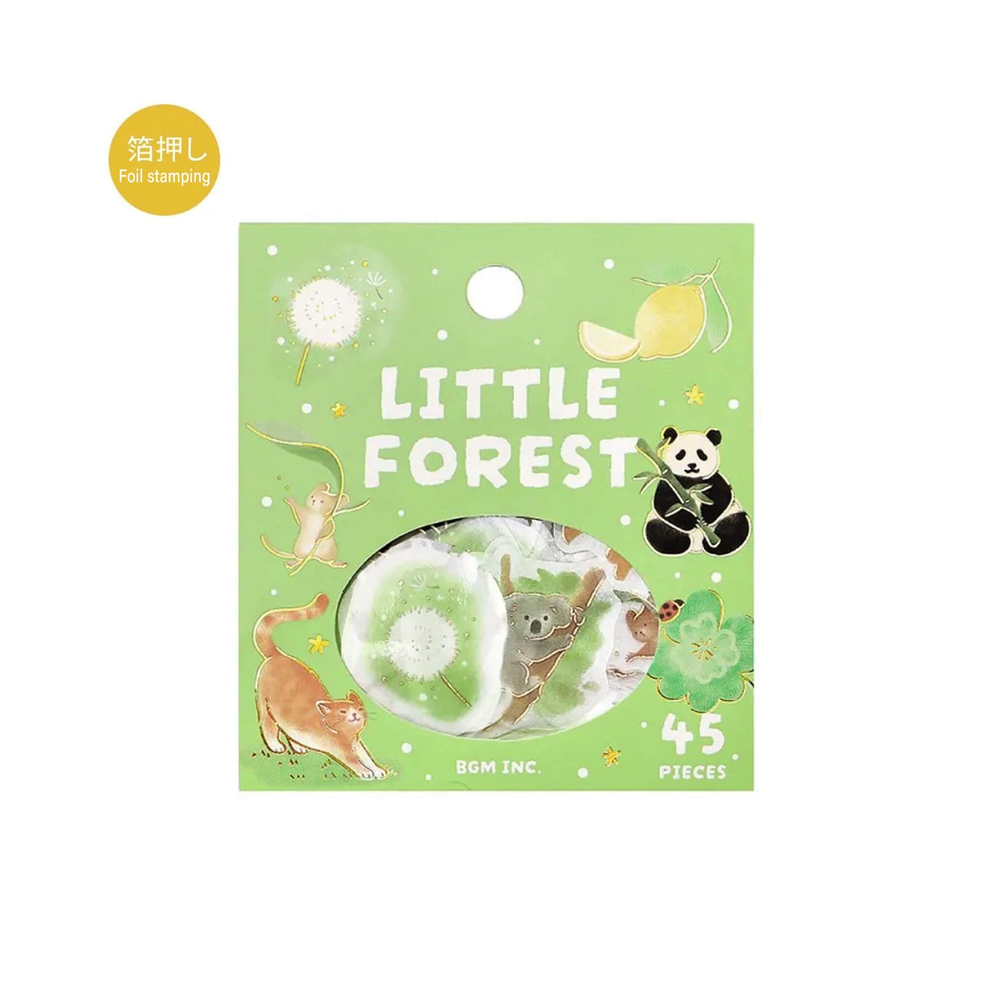 BGM Flake Sticker Little Forest - Green