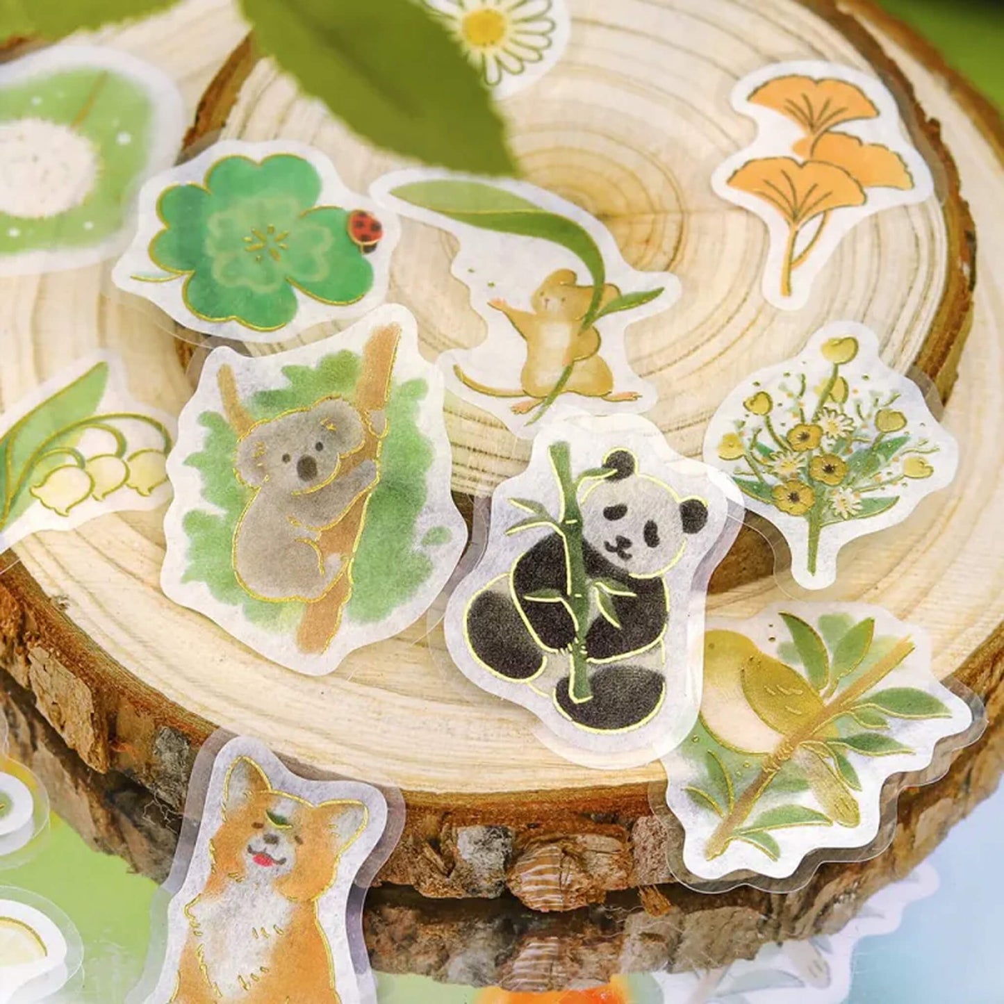 BGM Flake Sticker Little Forest - Green