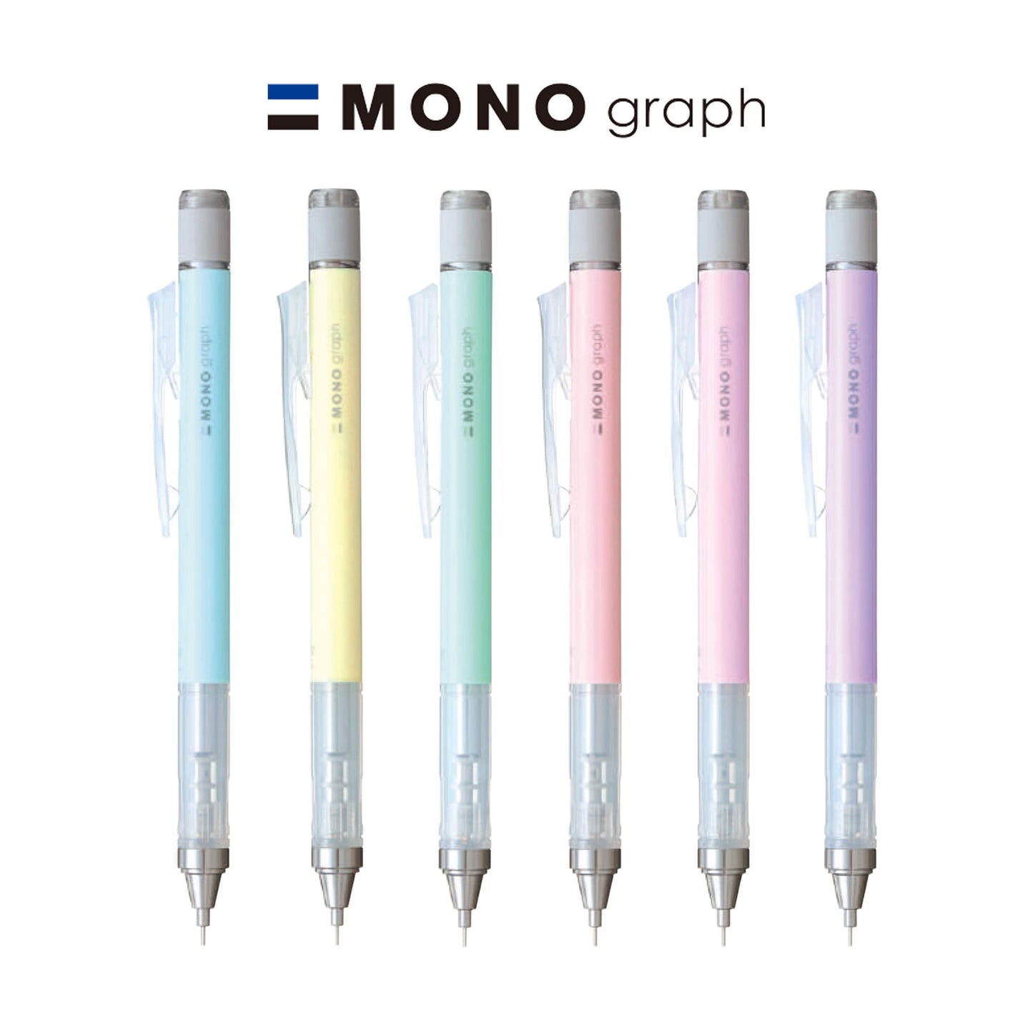 Tombow MONO Graph Mechanical Pencil Pastel Color Barrel Series 0.5mm