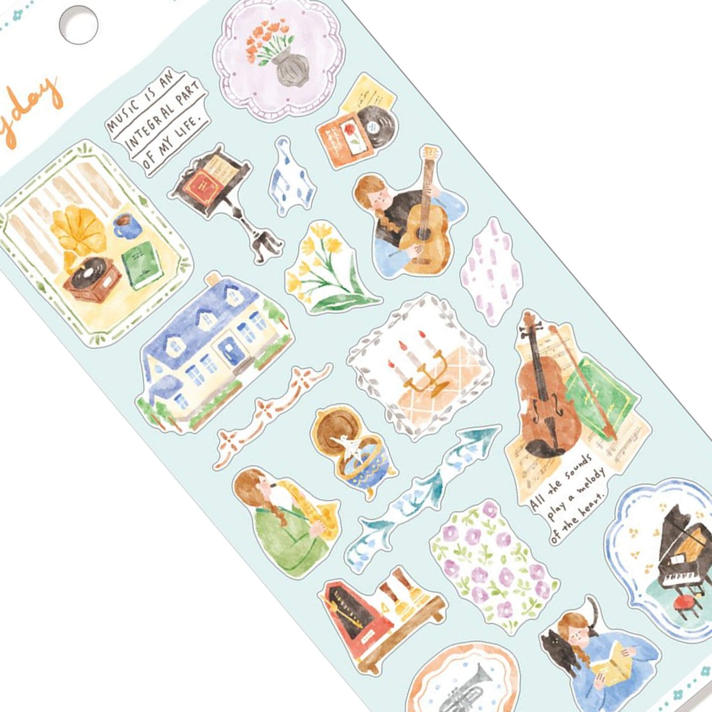 Mind Wave Easy Day Sticker - Music