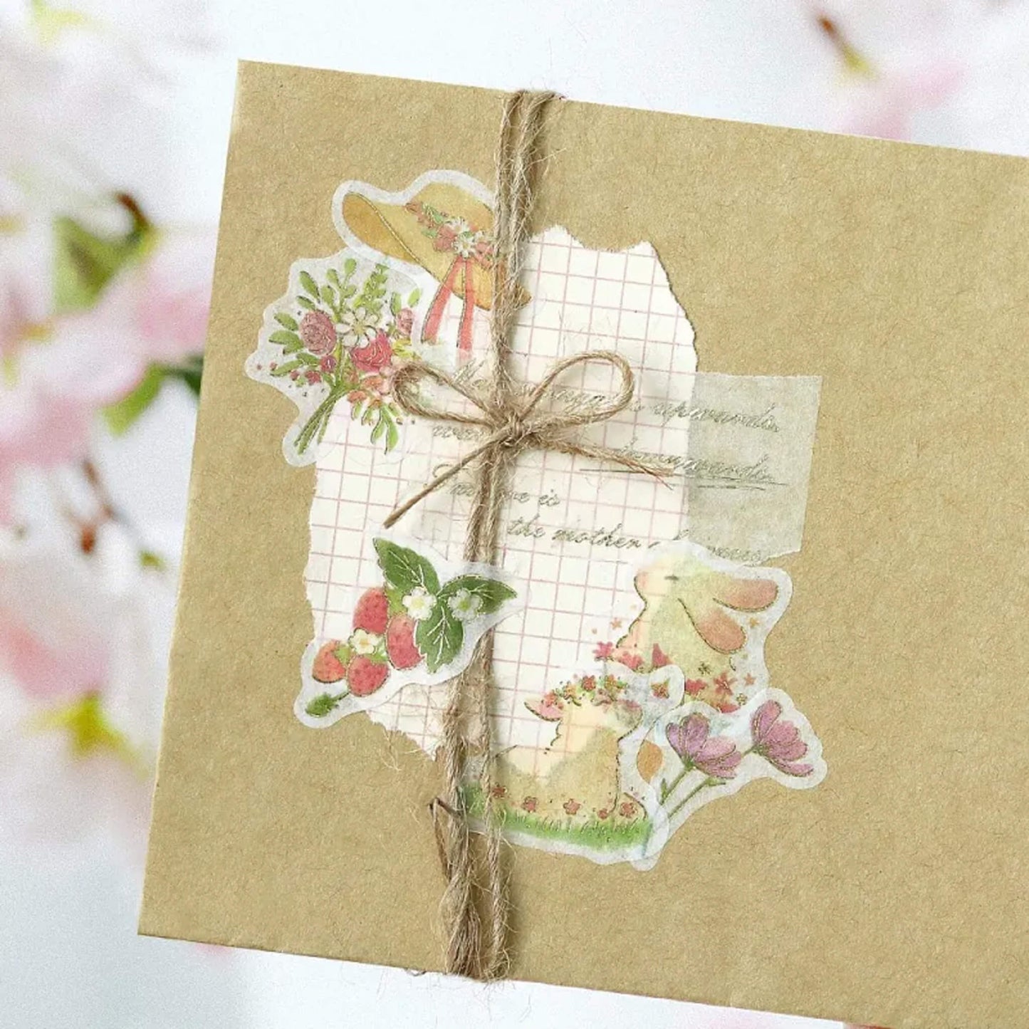 BGM Flake Sticker Little Forest - Pink