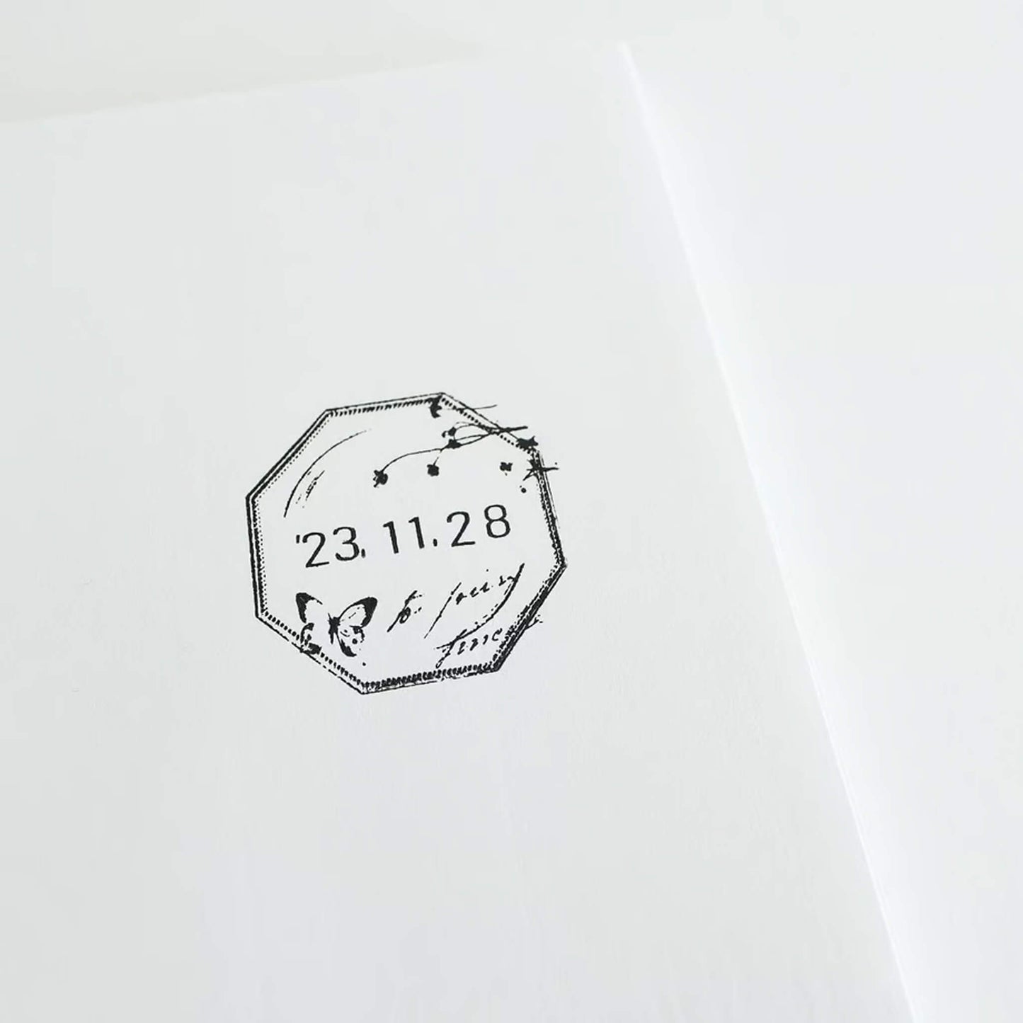 Yohaku Rotating Date Stamp SD-003 Octagonal