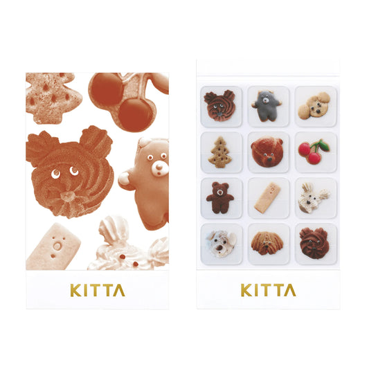 King Jim HITOTOKI KITTA Clear Sticker - Snacks (Icon)
