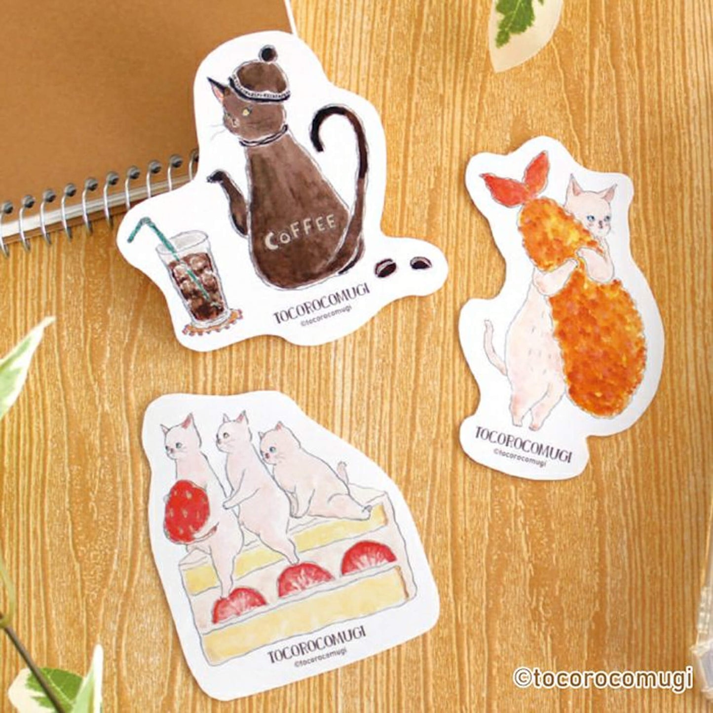 Furukawa Shiko × Tocoro Comugi Waterproof Sticker - Sweets Limited