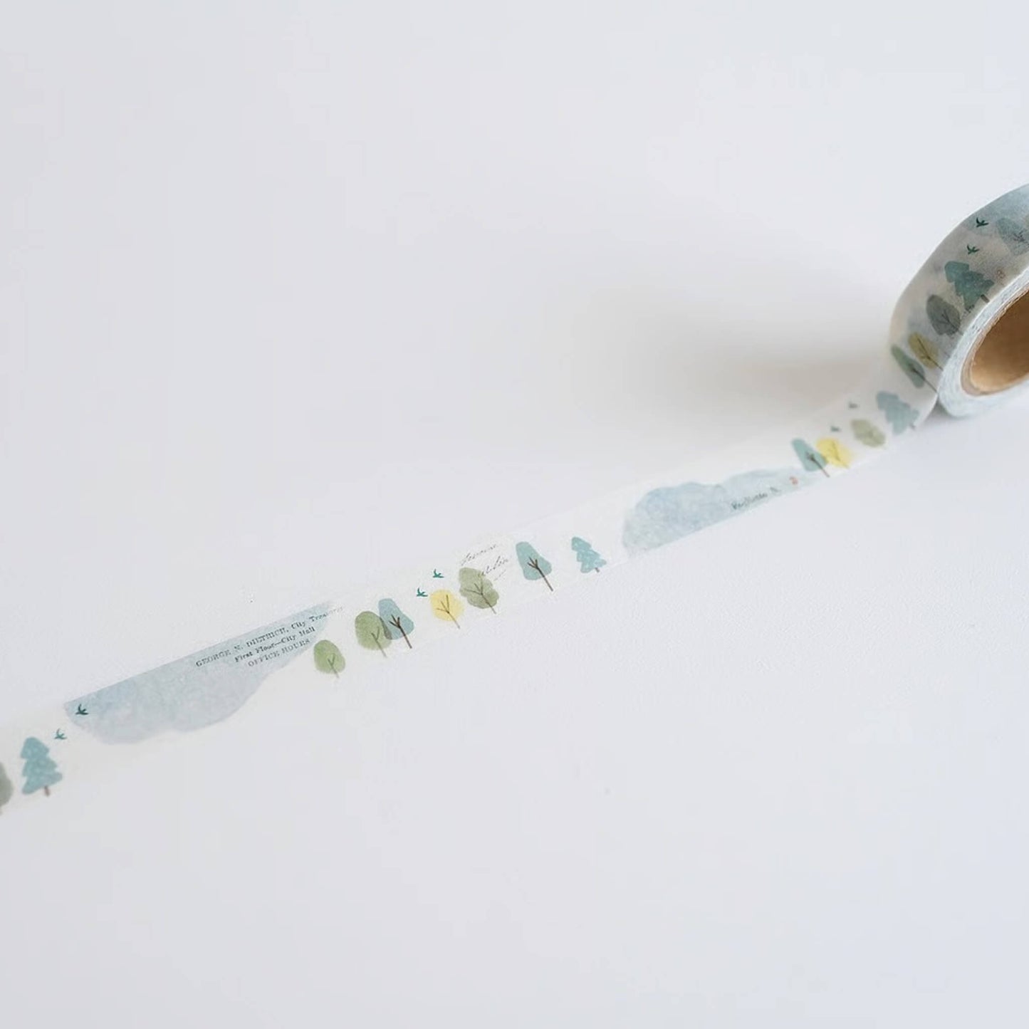 Yohaku Washi Tape Y-167 Green Forest