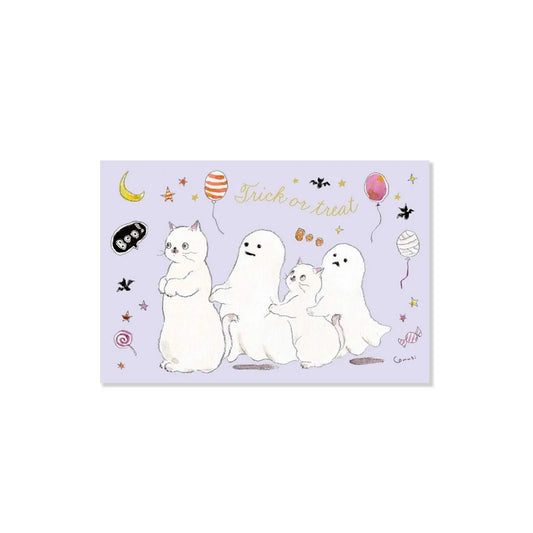 Active Corporation × Tocoro Comugi Halloween Postcard Ghost - Postcards