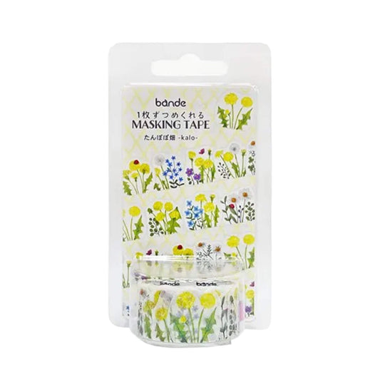 Bande Washi Sticker Roll - Dandelion Field - Roll Stickers