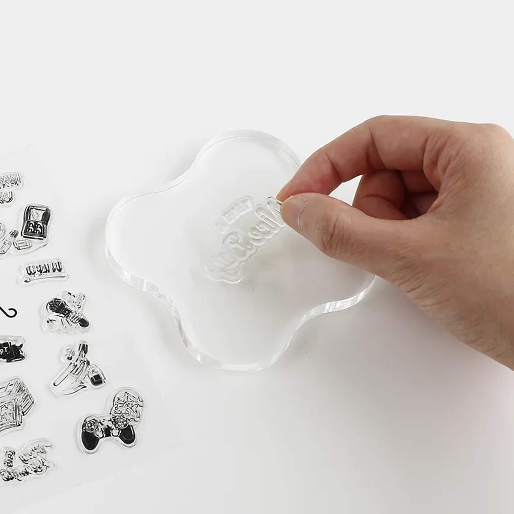 BGM Acrylic Block for Clear Stamps - S - Acrylic Blocks