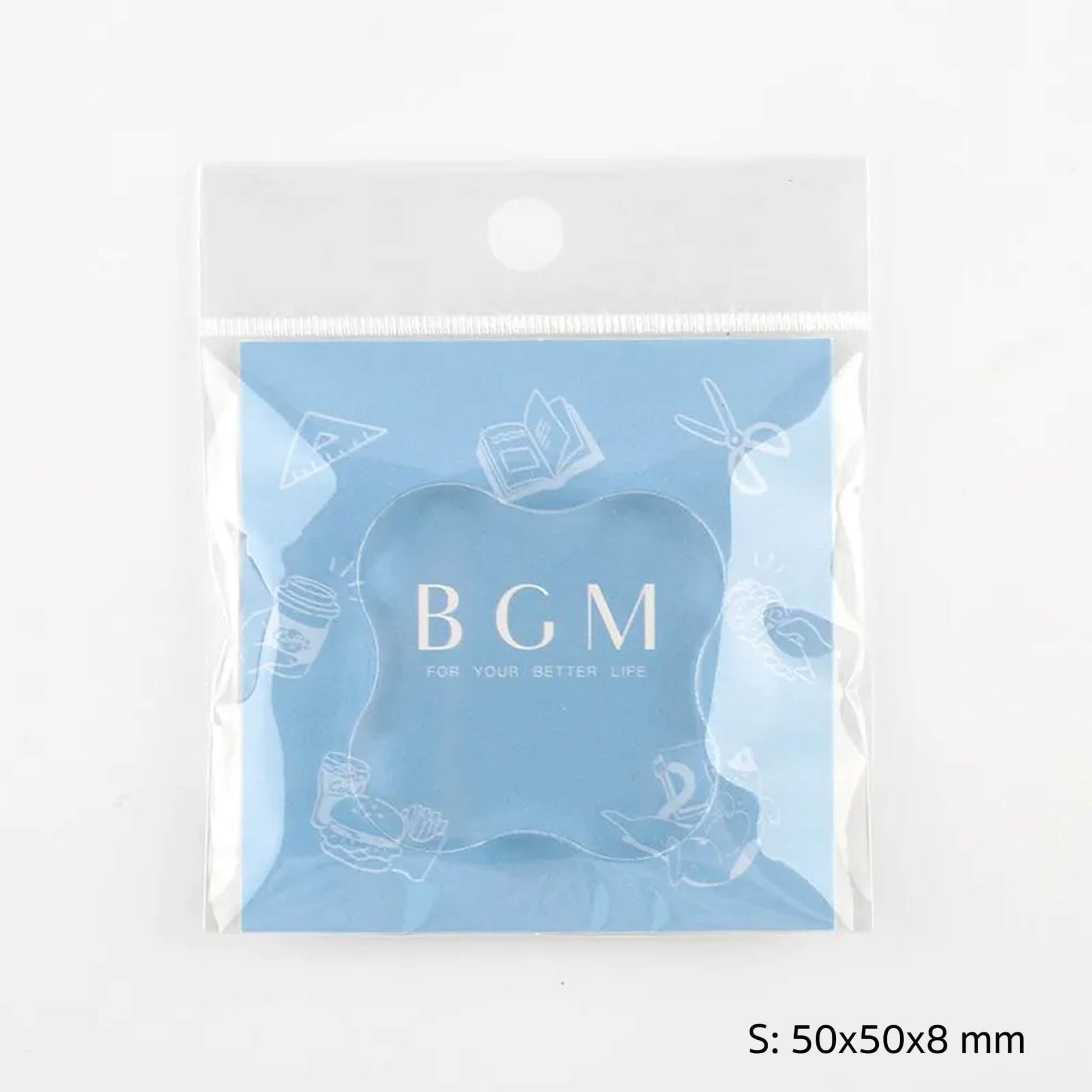 BGM Acrylic Block for Clear Stamps - S - Acrylic Blocks