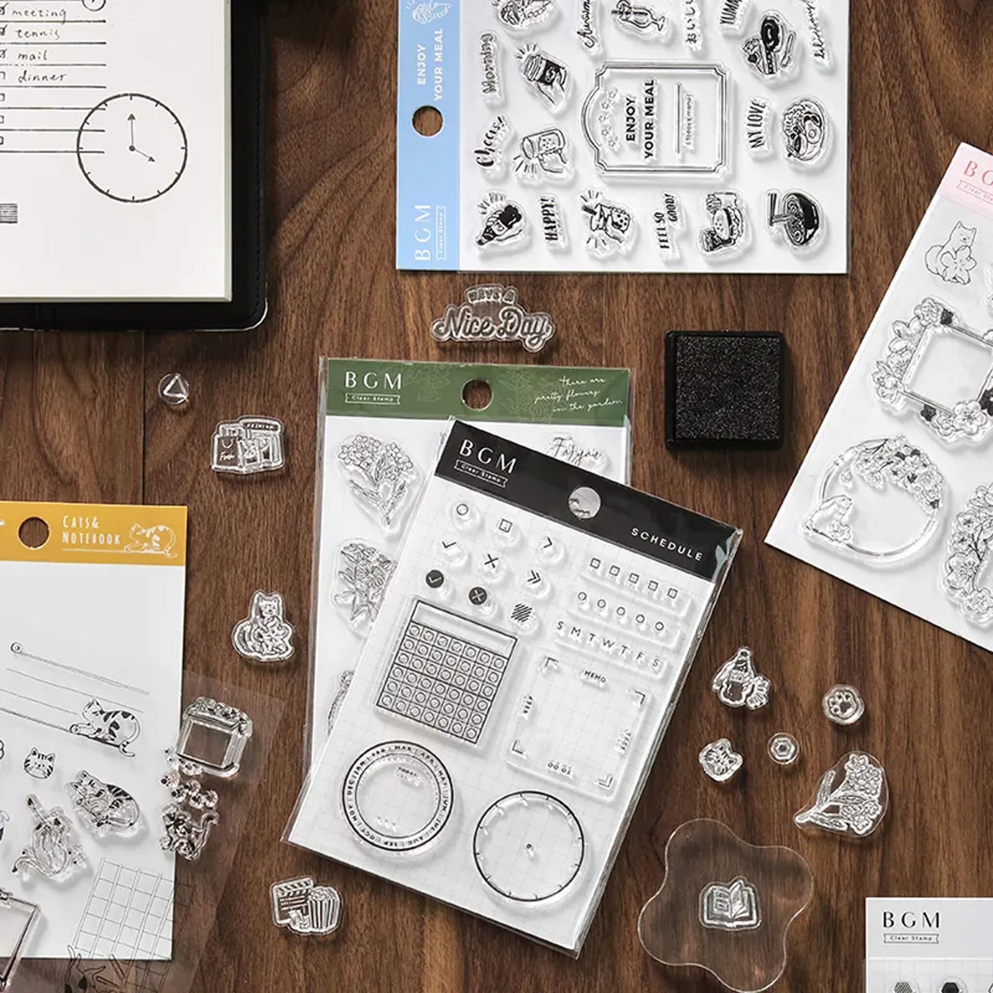 BGM Acrylic Block for Clear Stamps - S - Acrylic Blocks