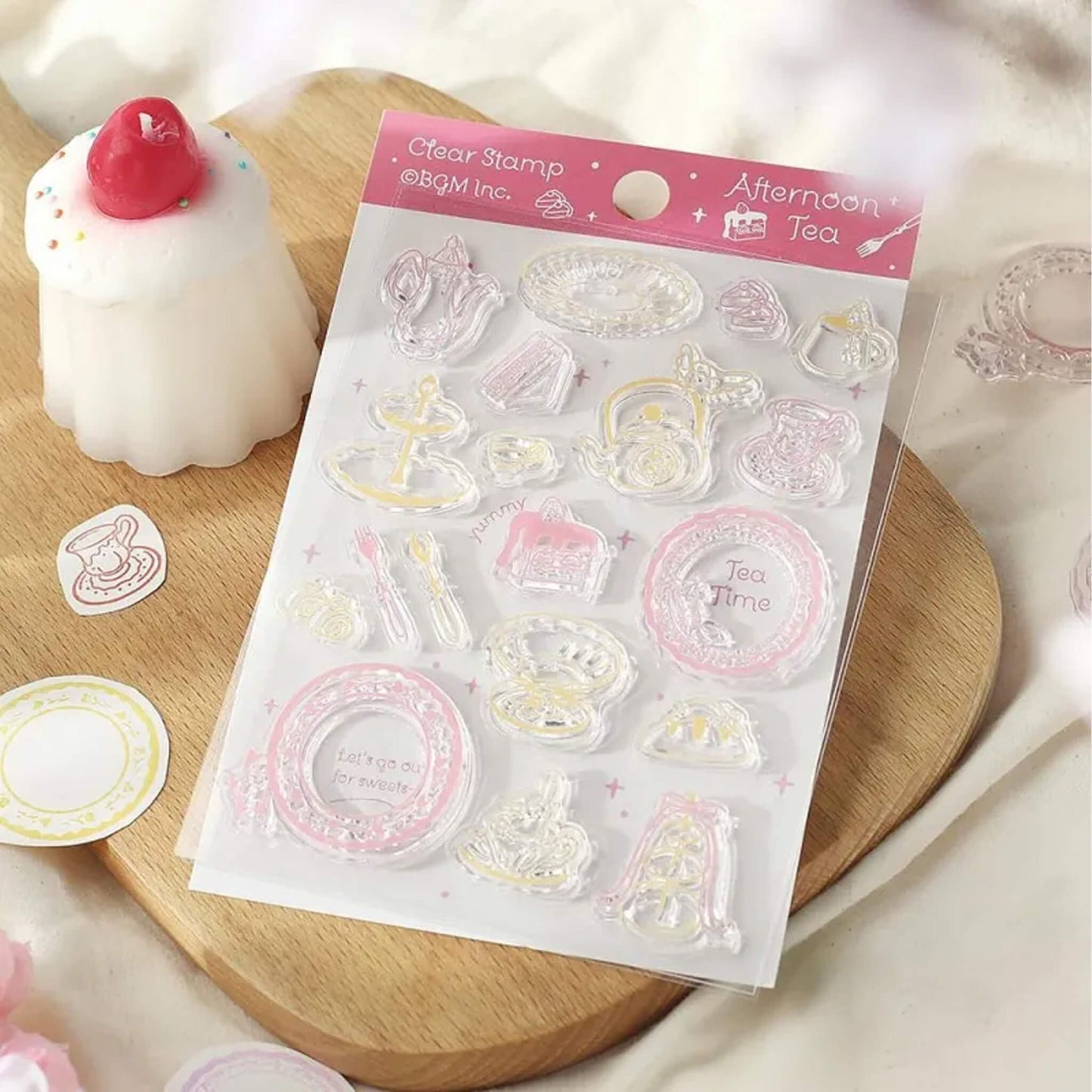 BGM Clear Stamp - Afternoon Tea - Clear Stamps