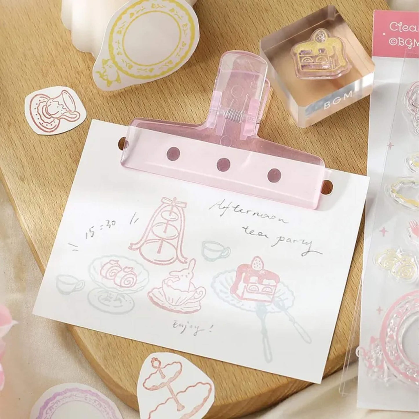 BGM Clear Stamp - Afternoon Tea - Clear Stamps
