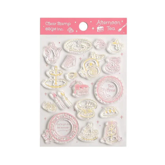 BGM Clear Stamp - Afternoon Tea - Clear Stamps