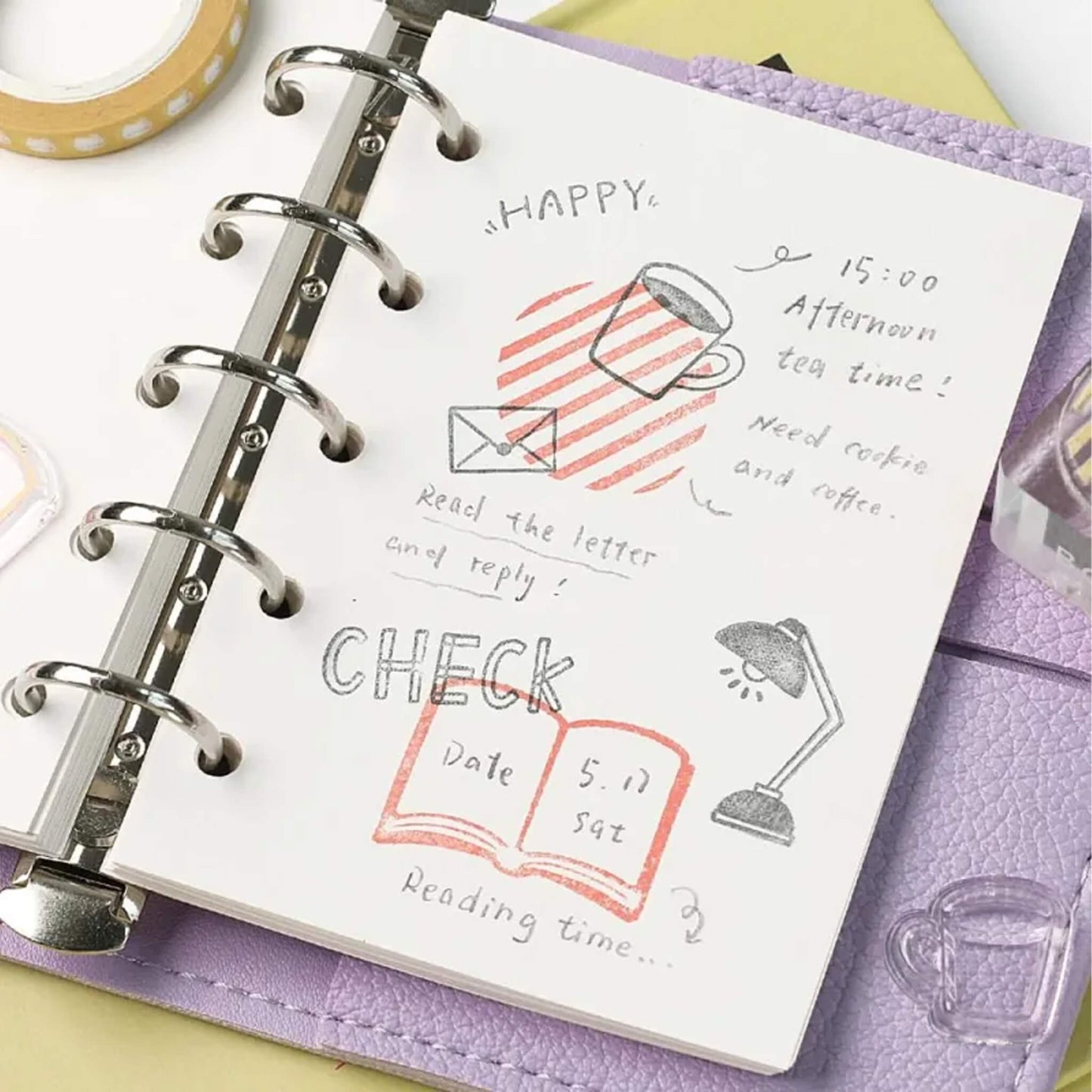 BGM Clear Stamp - Daily Life Diary - Clear Stamps