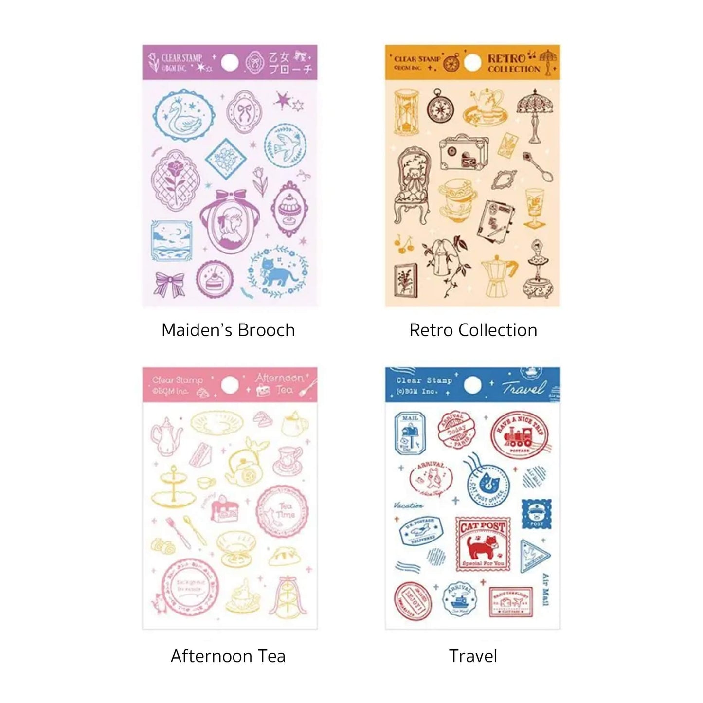 BGM Clear Stamp - Daily Life Diary - Clear Stamps