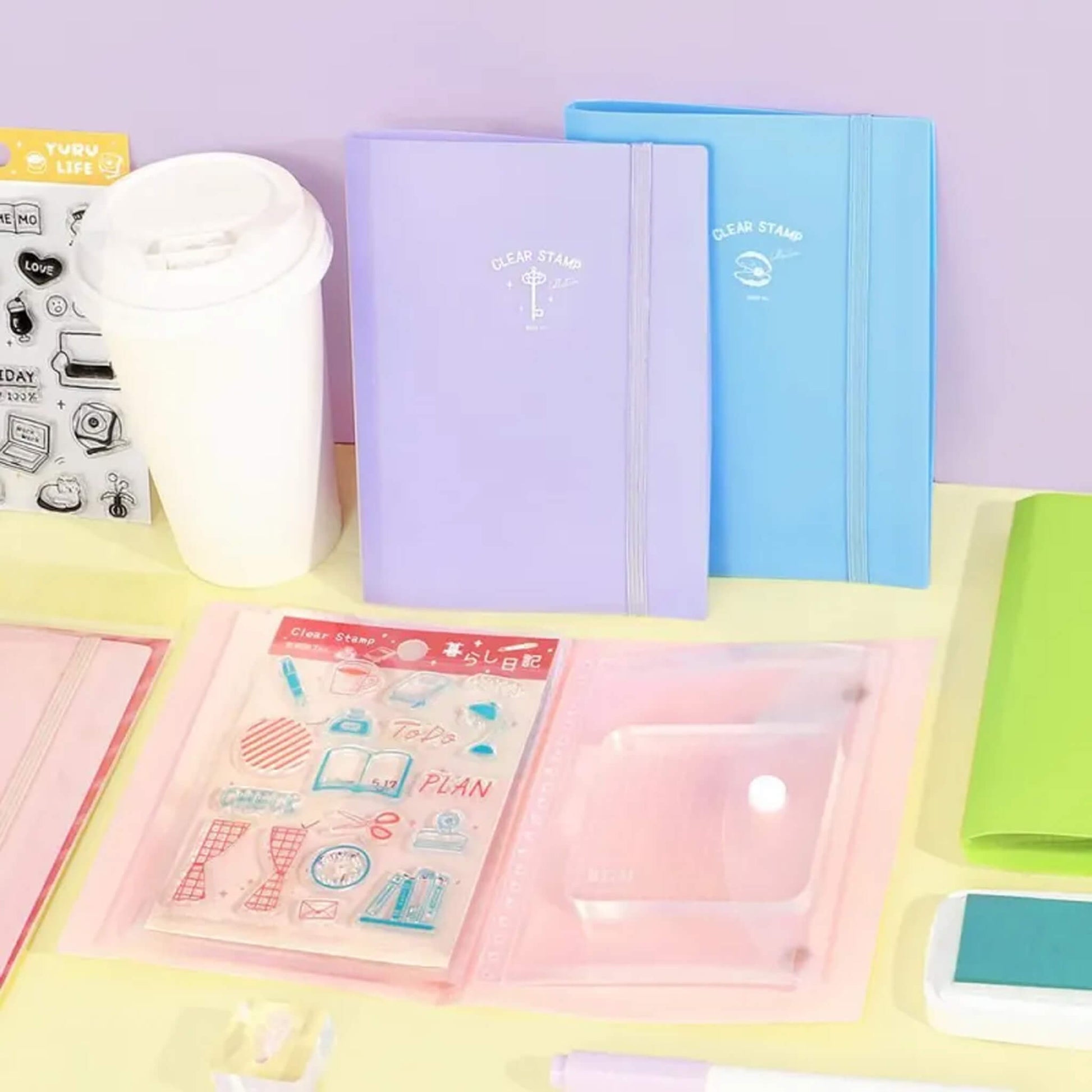 BGM Clear Stamp File - Lilac - Clear Stamp Files