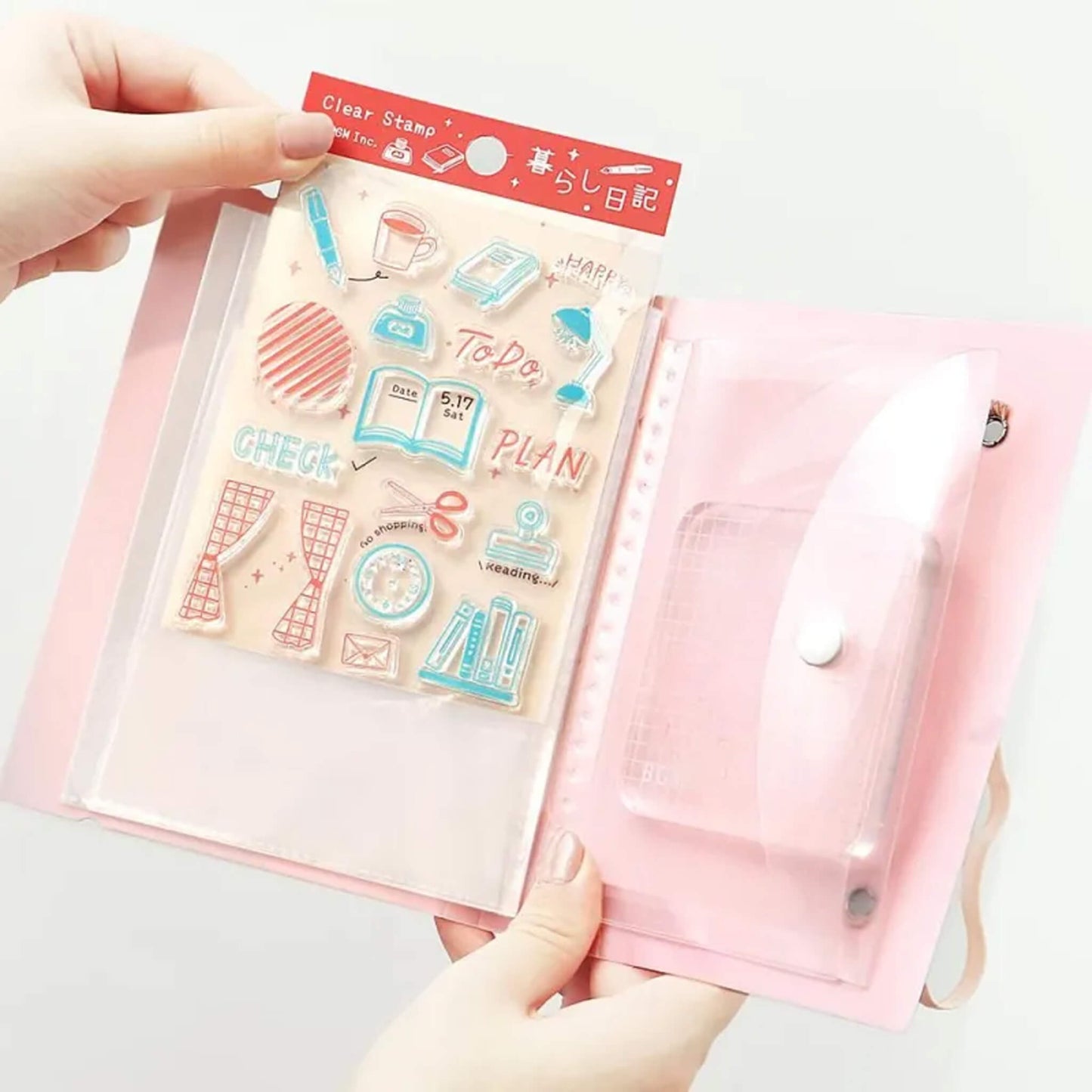 BGM Clear Stamp File - Lilac - Clear Stamp Files