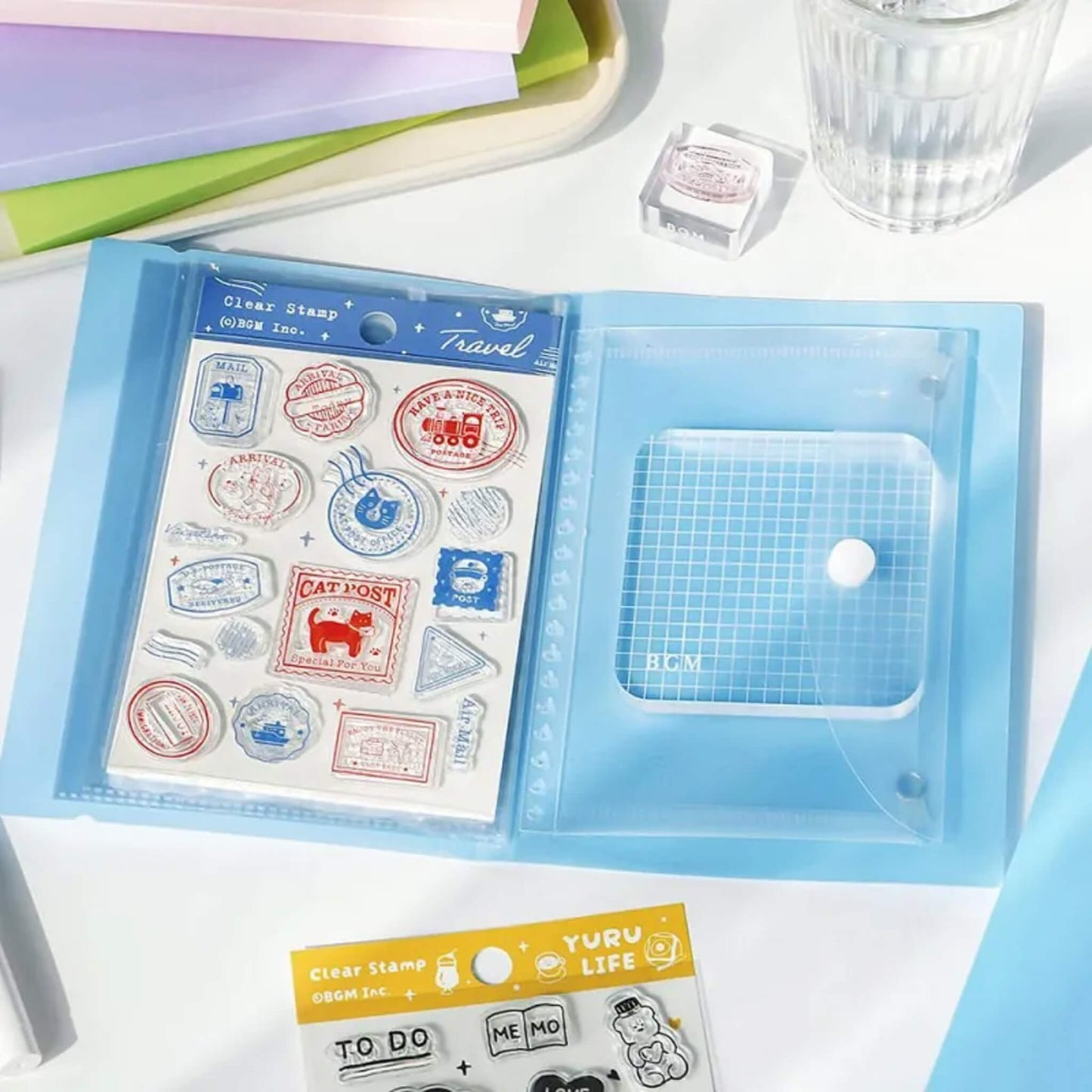 BGM Clear Stamp File - Lilac - Clear Stamp Files