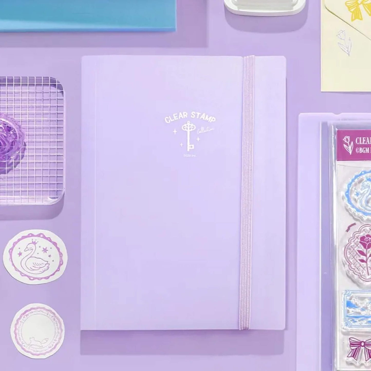 BGM Clear Stamp File - Lilac - Clear Stamp Files