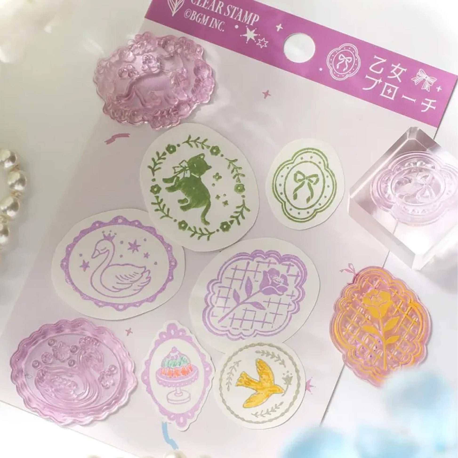 BGM Clear Stamp - Maiden’s Brooch - Clear Stamps