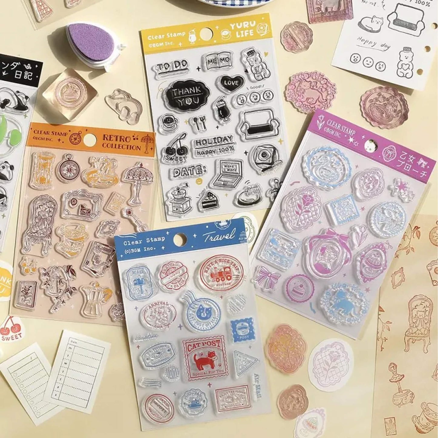 BGM Clear Stamp - Record Sheet - Clear Stamps