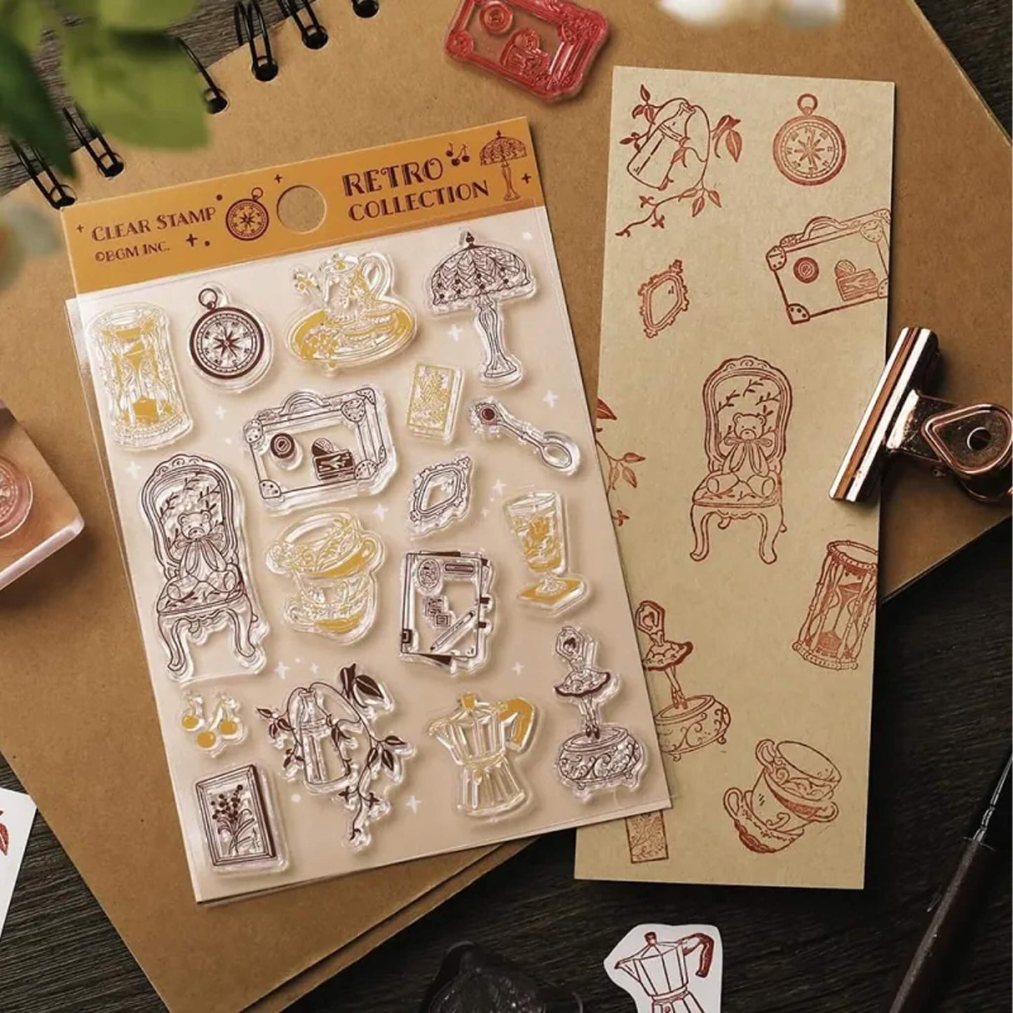 BGM Clear Stamp - Retro Collection - Clear Stamps