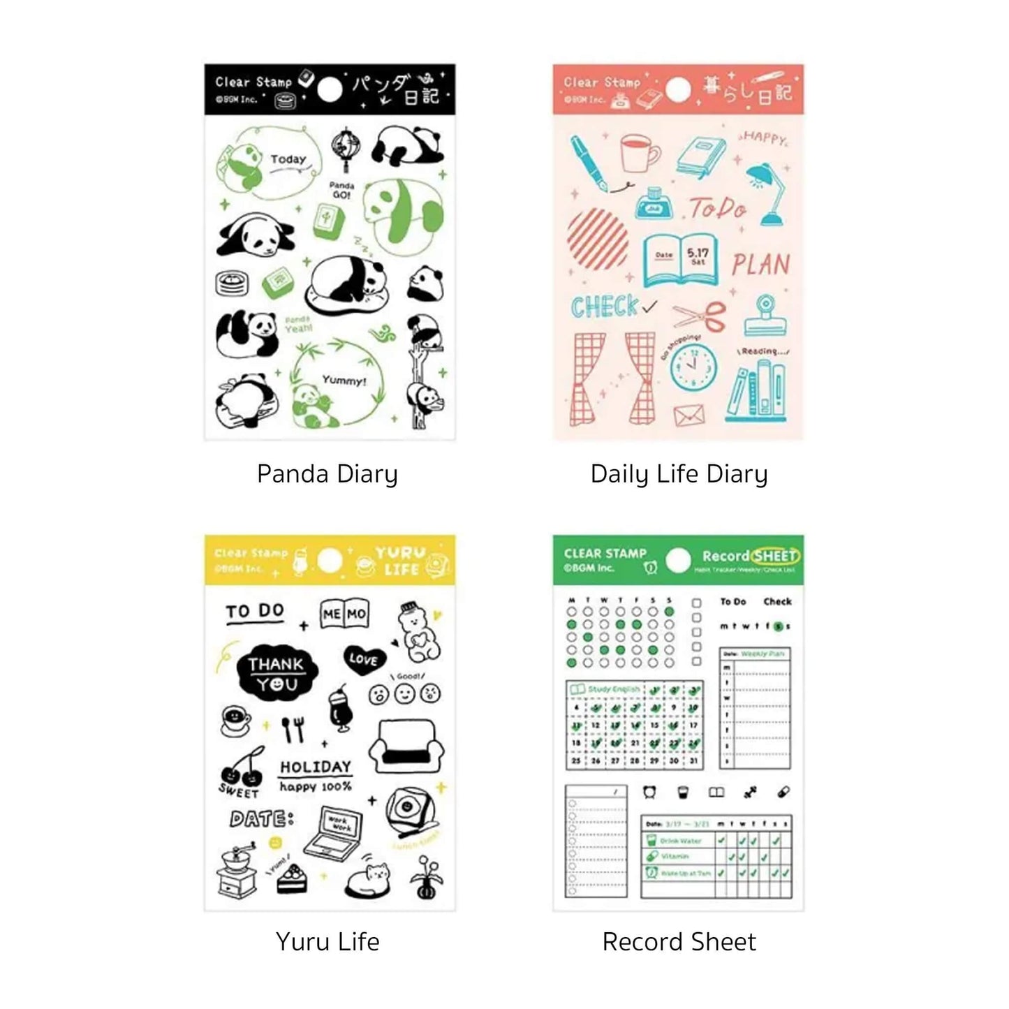 BGM Clear Stamp - Retro Collection - Clear Stamps