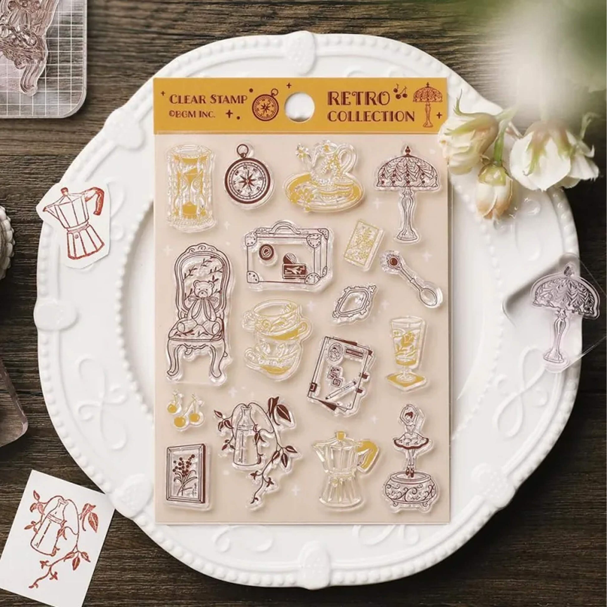 BGM Clear Stamp - Retro Collection - Clear Stamps
