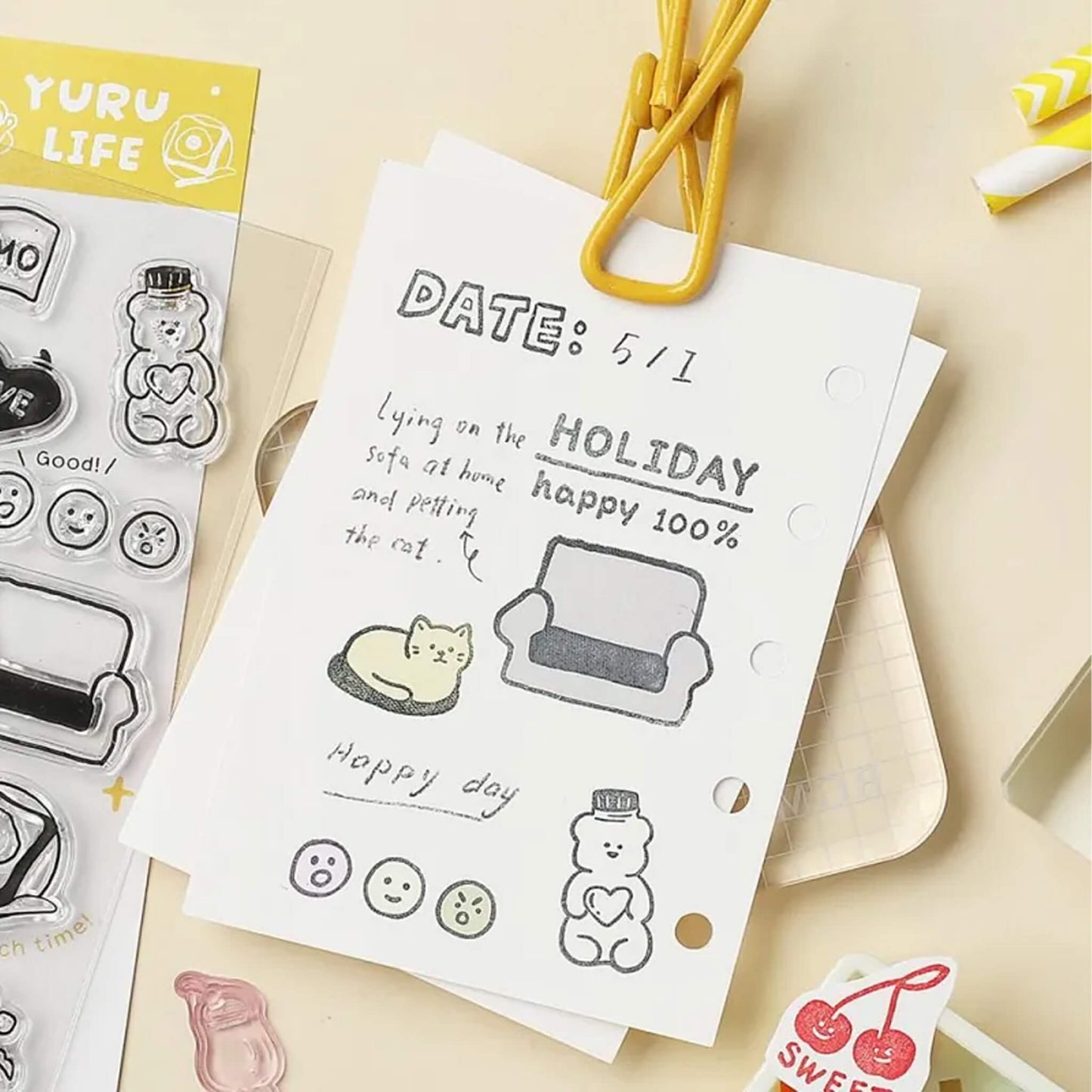 BGM Clear Stamp - Yuru Life - Clear Stamps