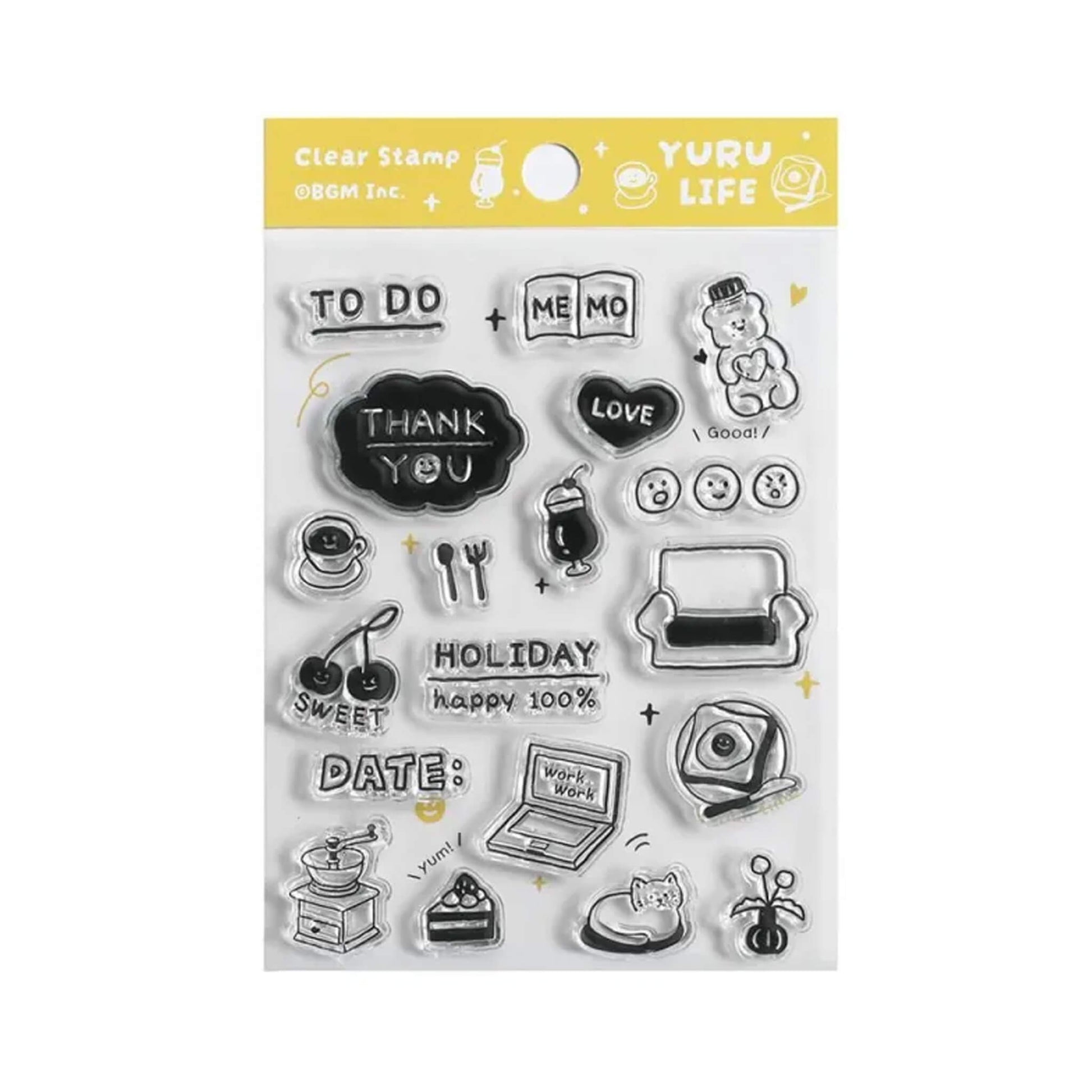BGM Clear Stamp - Yuru Life - Clear Stamps