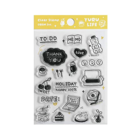 BGM Clear Stamp - Yuru Life - Clear Stamps