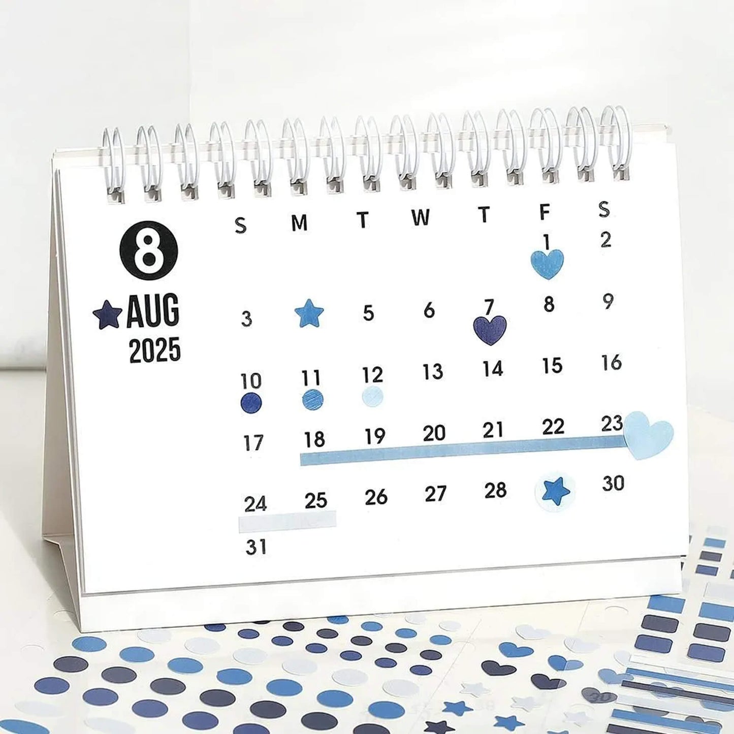 BGM Daily Palette Sticker Set - Raspberry - Sticker Sheets