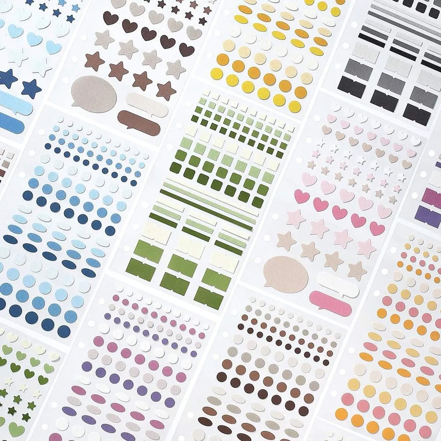 BGM Daily Palette Sticker Set - Raspberry - Sticker Sheets